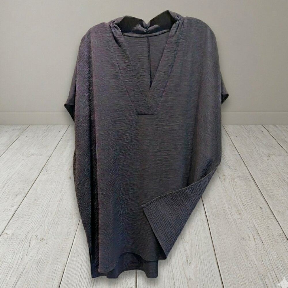 Textured V-Neck Tunic